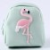 Fllamo doll bag, green color