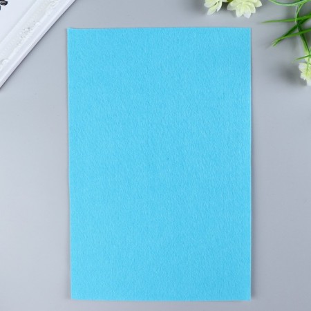 Hard felt 1 mm 20x30 cm blue