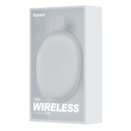 Wireless charger Baseus Jelly, 2 a, 15w, white-9