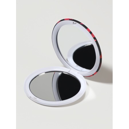 Mirror folding circle (2) s/took D7.3cm kisses MIX PLAST PACK qf-2