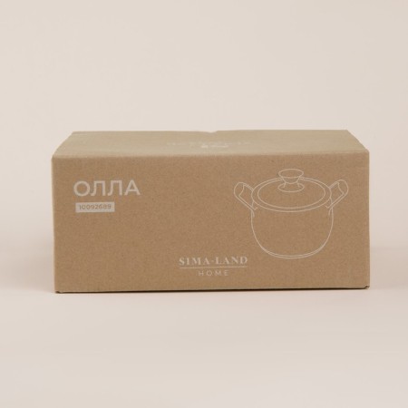 Stainless steel pan Sl Home "Olla", 1.5 l, d = 16 cm, h = 8 cm, with a lid, the capsule, induction-2