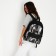 School textile “khaki”, with a pocket, 30x12x40cm, black color