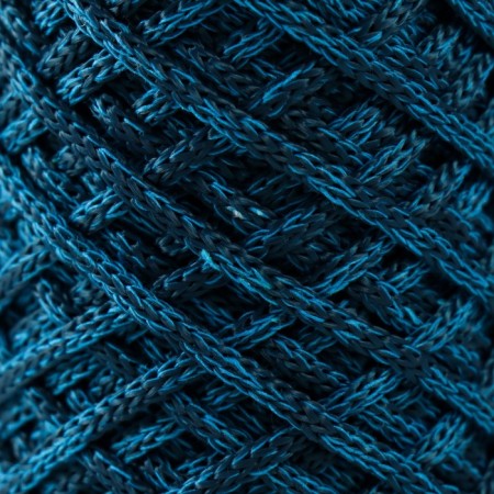Knitting cord 35% cotton, 65% polypropylene 3 mm 85m/160 ± 10 g (blue/dark blue)-2