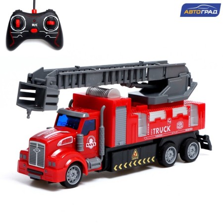 Radio -controlled “Fire Service” truck, light, works from batteries