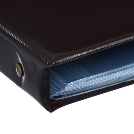 Album for Coins "Collection", 230 x 270 mm, Optima, 10 sliding sheets, brown-2