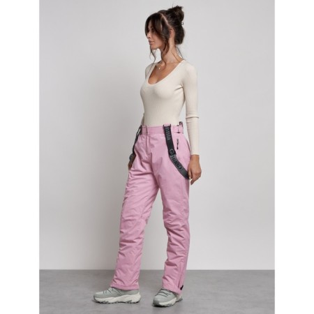 Semi -combinezone ski insulated female winter, size 48, pink color-5