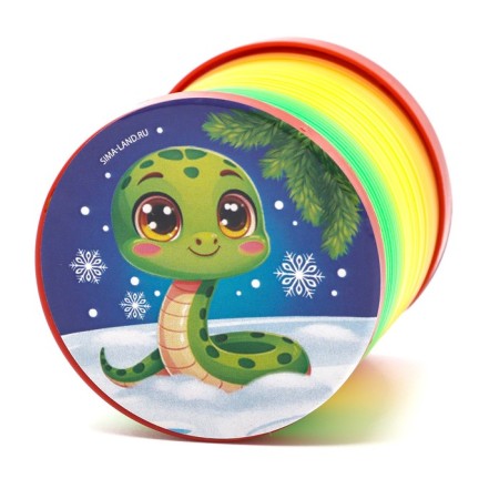 Spring Rainbow "Snake of Good luck", Mix color, D.-5CM-7