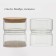 Glass banks for bulk products Magistro "Eco", 450 ml, 2 pcs, the color is transparent