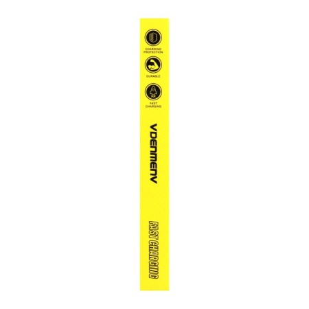 Cable D-01L, Type-C-USB, 1 m, 2.4 A, charging + data transfer, white-4