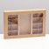 Box of 8 + 8 sweets + chocolate, with a window, craft 30 x 19.5 x 3 cm