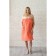 Pareo female, coral color, waffle sheet