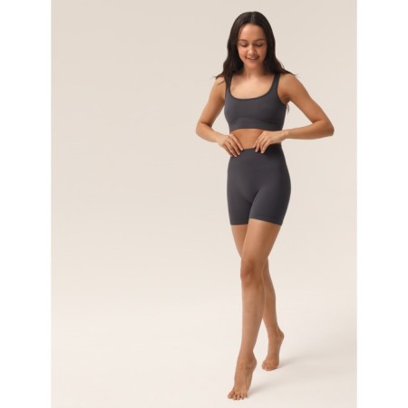 Female top in the rub on wide straps Mirey Top Spalla Larga, size 46-48, color graphite-3