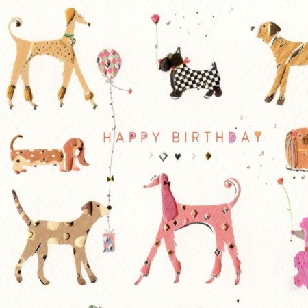 Turnowsky postcard "Dogs", 16.7x11.8 cm-1