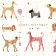 Turnowsky postcard "Dogs", 16.7x11.8 cm