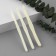 A set of hooks for knitting, d = 7/8/9 mm, 14 cm, 3 pcs, white color