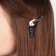 Hair hairpin "NOT BESS", 5 x 1.2 x 0.5 cm
