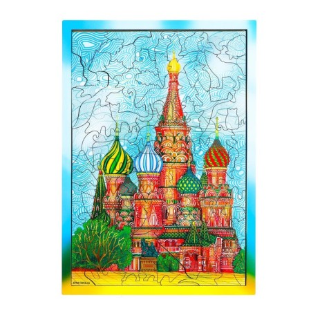 Figure puzzle "Cathedral of Blazheny Vasily-2