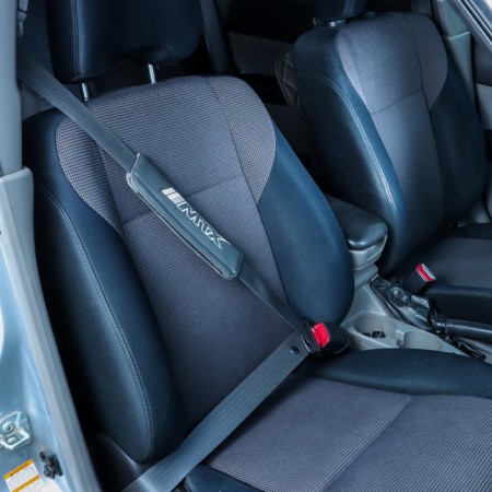 Safety belt Matekh MTH Line, 2 pcs, 24 x 7 x 1.5 cm, gray