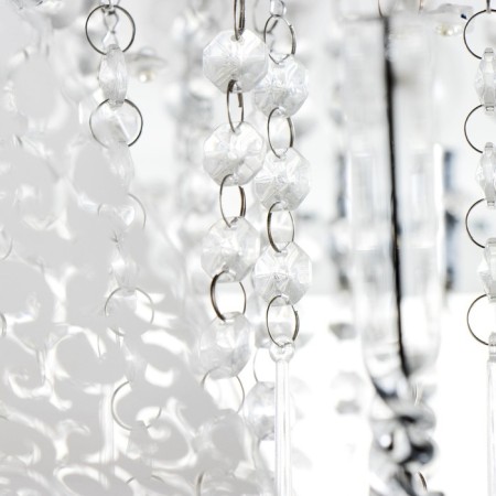 Svetogor chandelier "Grodno" 5x60W E27 LED lighting chrome 50x50cm-12