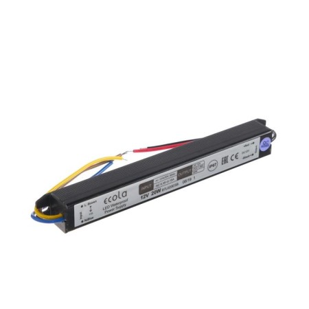 Ecola power supply for 12 V LED tape, 20 W, IP67-4