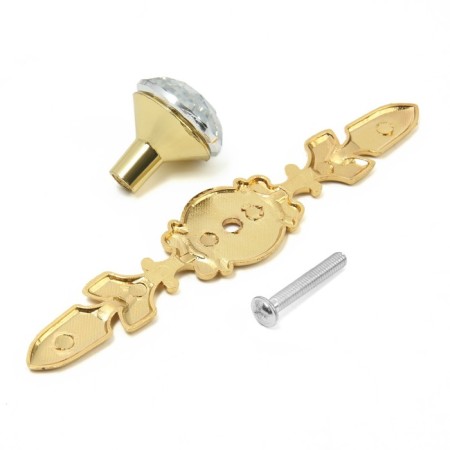 Handle button cappio, d = 20, l = 120 mm, color gold-7