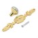 Handle button cappio, d = 20, l = 120 mm, color gold