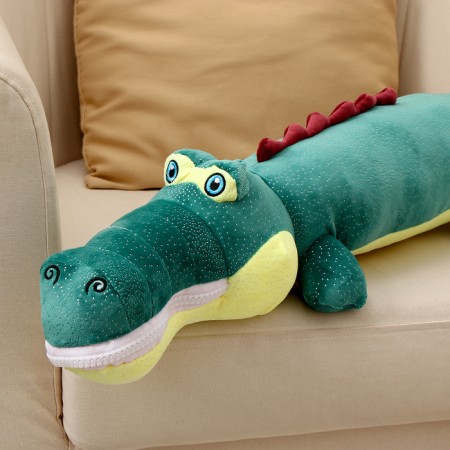 Soft toy "crocodile", 80 cm, dark green color-5