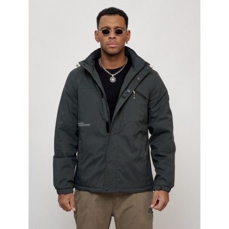 Sports male jacket, size 52, dark gray color
