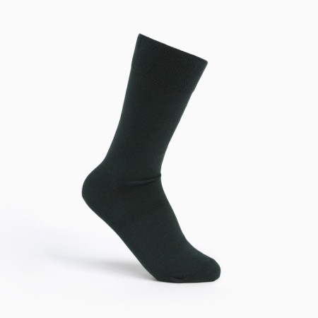Male socks, dark green color, size 25
