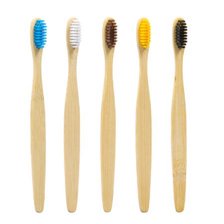 Bamboo denture soft, 5 pieces, mix of flowers-2