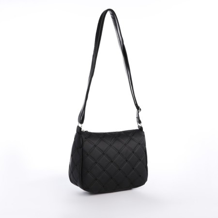 Bag Cross-Bodi with a zipper, black color-3