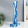 Souvenir Polystone "Sea Horse" stains of paint, blue 10x15.5x37.2 cm
