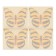 Decorative bait from flies "Karakurt Super", package, 4 stickers (Black-and-yellow butterfly)