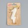 Candle for Cake "Oval" Figure 1 ", large, pearl, 5.5 cm