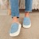 Male slippers, size 40-41, blue color