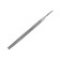Tundra file for sharpening chains drank, trihedral, steel U10, No. 3, 200 mm