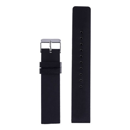Solomon watch strap 18 mm, silicone, L-20 cm, black-1