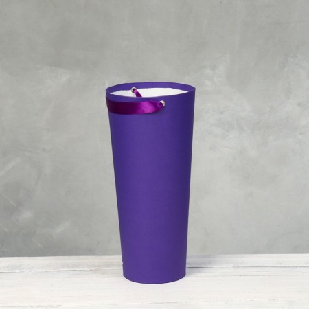 Carrying cone to flowers, purple 10 x 14 x 30 cm-1