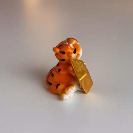 Souvenir Polystone "Tiger Nosik with gold/money" mix 5.5x3.5x5 cm-4