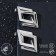 Earrings Metal "Geometry" Symbiosis, Color silver