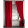 Set of curtains "Billy", 170 x 270 cm - 2 pcs., Red