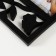 Photo frame plastic in 4 photos 6.5x9, 10x15, 20x15 cm "leaves" black 43x26 cm