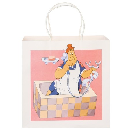 Gift package, 22x22x1 cm, craft, packaging, baby and Carlson-4