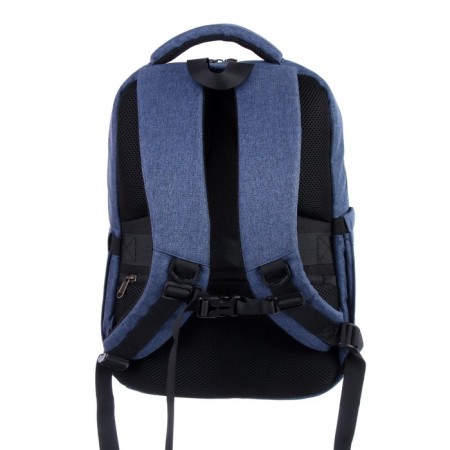 Youth backpack Davente Business, 44 x 32 x 16 cm, ergonomic back, dark blue-11