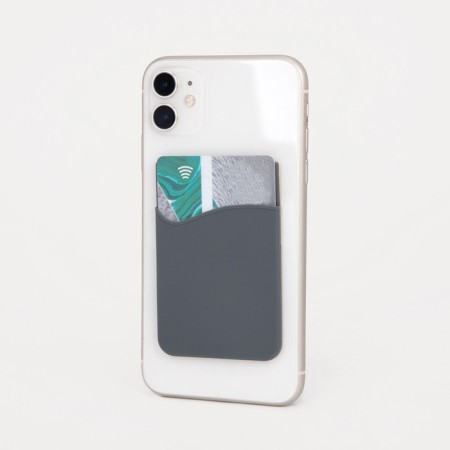 Cartholder on the phone, dark gray color
