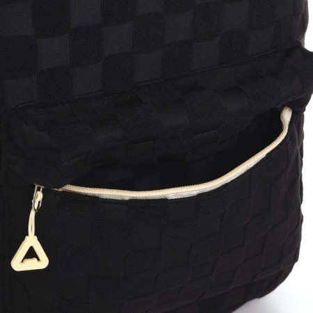 School backpack, set 2 in 1,+ pencil case in a cage, 40x28x13 cm, black color-9