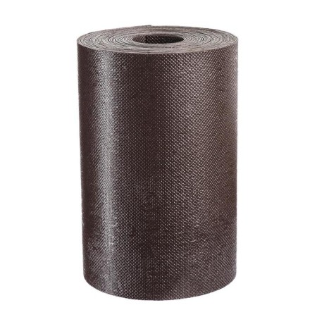 Border tape, 0.2 × 10 m, thickness 1.2 mm, plastic, brown, Greengo-6