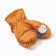 Baby mittens minku, brick color, 18 cm