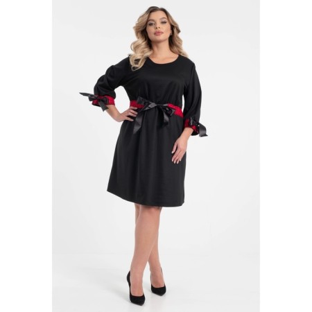 Female dress, size 54, black color-6