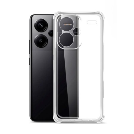 Borasco Bumper Case for Xiaomi Redmi 13 Pro+, silicone, transparent